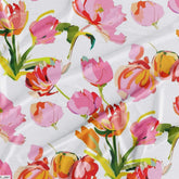 Floral Wholesale Digital Printed Fabric for Dress & Cloth